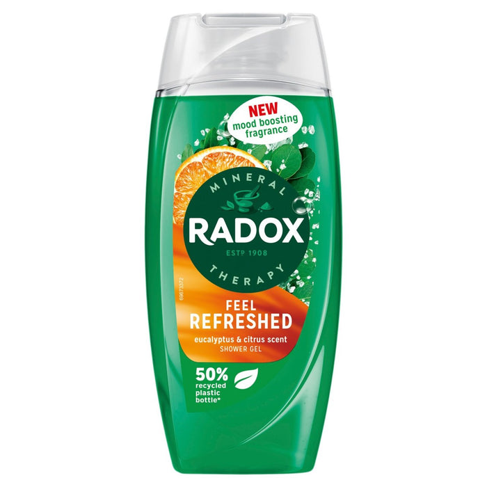 Radox se sent rafraîchi le gel de douche augmentant de l'humeur 225 ml