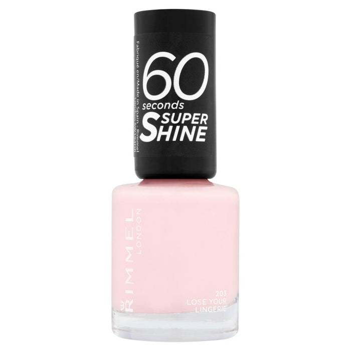 Rimmel 60 segundos Super Shine esmalte de uñas Pierde tu lencería 8 ml