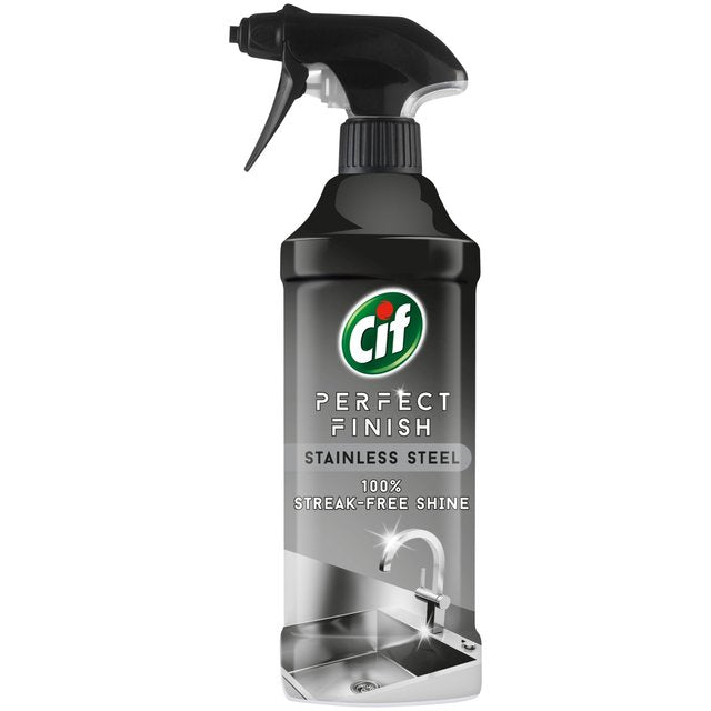 CIF Perfect Finish Specialist Cleaner Spray en acier inoxydable 435 ml