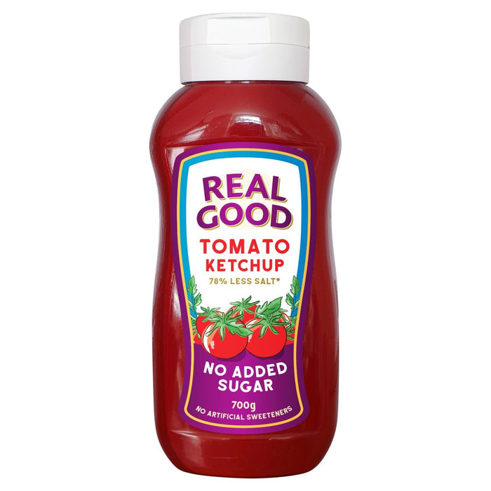 Vraiment bon pas de sucre ajouté Ketchup tomate recyclable 700g