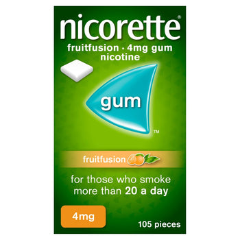Nicorette Fruit Fusion Chewing Gum 4 mg 105 count