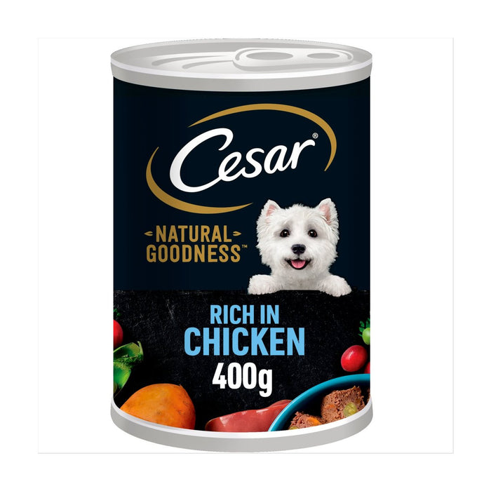 César Natural Goodness Tin Chicken en pan 400g