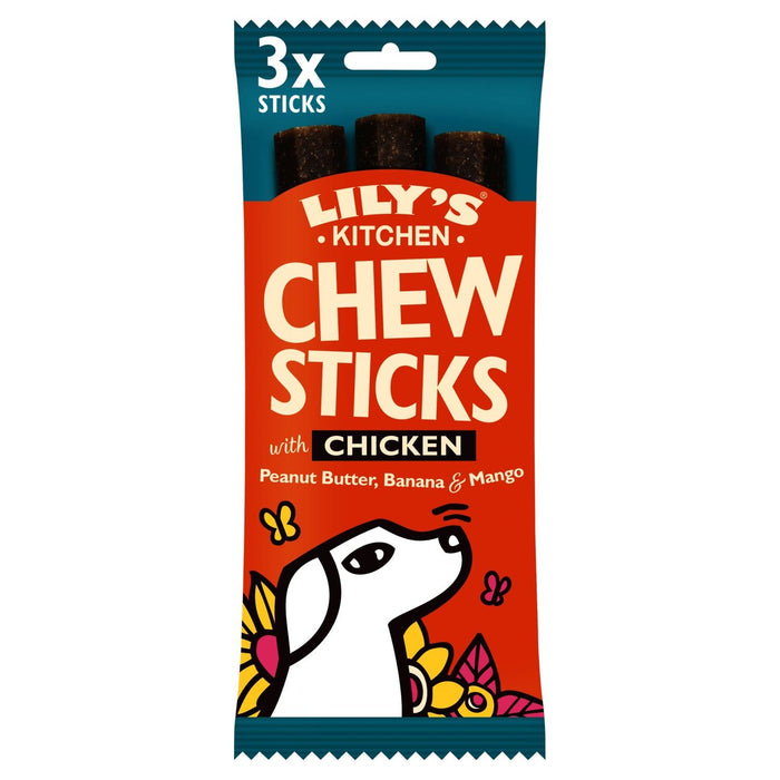 Lily's Kitchen Chew Sticks con pollo para perros 120G