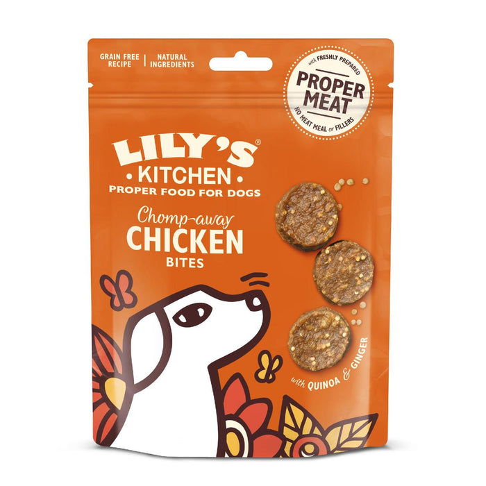 Lily's Kitchen Chomp Away Poulet Bites for Dogs 70g
