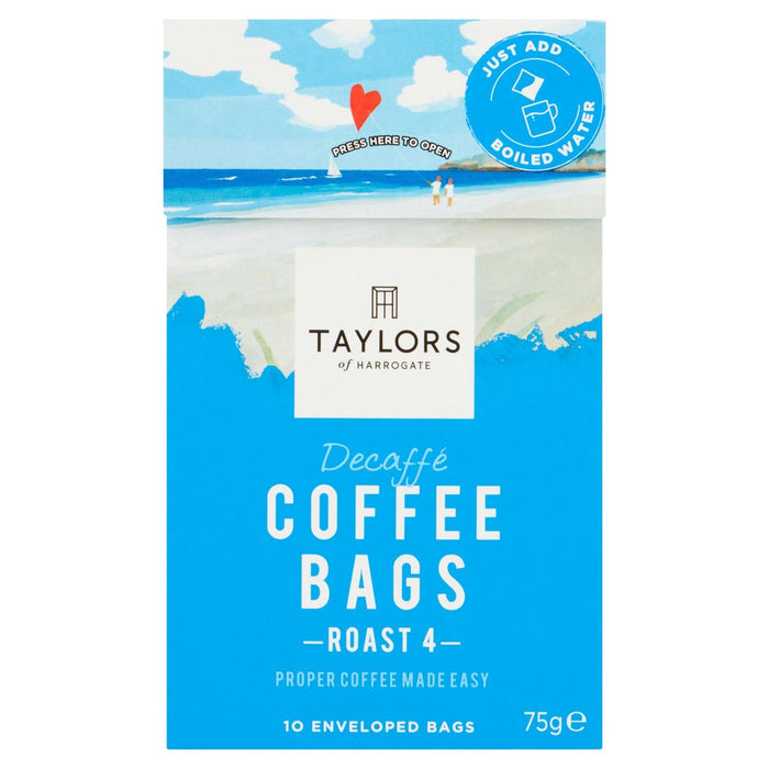 Taylors Decabe Coffee Bags 10 pro Pack