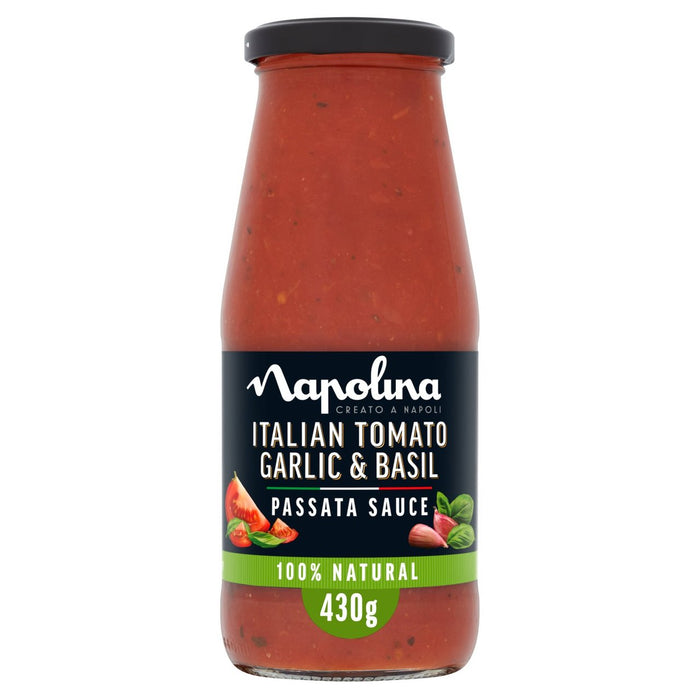 Napolina italien tomate ail et basilic passata Sauce 430g