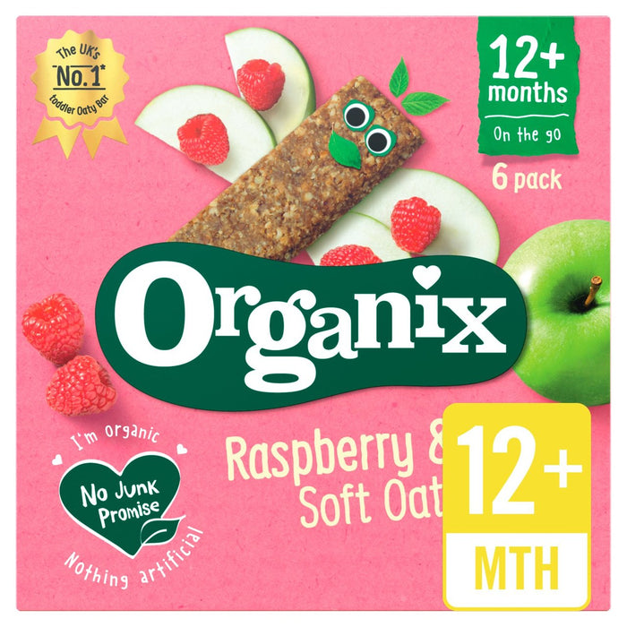 Snatber et snack-bars à oaty Organix 6 x 30g