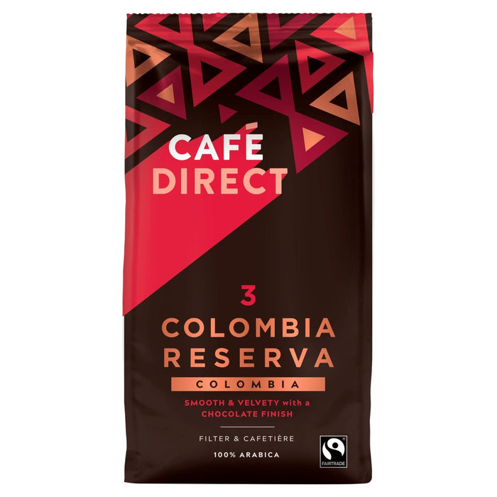 CafeDirect Fairtrade Colombia Reserva Rerque Café Ground 227g