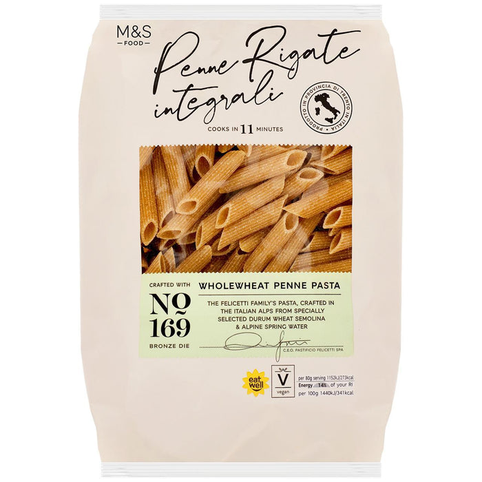 M & S Made in Italien Wholewheat Penne 500g