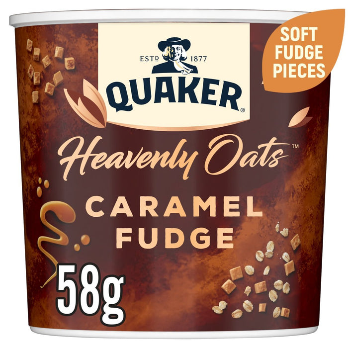 Quaker Heavenly Oats Caramelo Fudge Fudge Gachas de gachas 58G